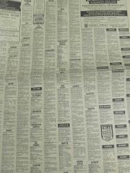 SABAH İSTANBUL ÖZEL SERİ SARI SAYFALAR GAZETESİ - 6 ağustos 1998 - sigorta-garson-mobilya-kuaför-Çocuk bakım-emlakçı-sağlık-tahsilatçı-şoför-temizlik elemanı-tezgahtar-tornacı-kasap-pastane-muhasebe-Beşiktaş-Beykoz-Alibeyköy-Bağcılar-Bakırköy-Gayrettepe-laleli-Levent-Gaziosmanpaşa-Fatih-Beşiktaş-Fındıkzade-Küçükçekmece-Ortaköy-Florya-Fulya- Üsküdar-Göztepe-Bağlarbaşı-Ataşehir-Yalova-Tuzla-Avcılar-Ulus-Merter-Anadoluhisarı-Tarabya-Sefaköy-yakacık-Suadiye-moda-kazasker-Maltepe-Kartal-Kalamış-Kadıköy-bostancı-akatlar Mecidiyeköy-Kocamustafapaşa-Çamlıca-Koşuyolu-Pendik-Kozyatağı-Ford-Mercedes-Citroen-BMW-Mazda-Kartal-Renault-Opel-Nissan-Mitsubishi-Kartal-Tempra-Doğan-Şahin-Murat-alp tekstil-sengül gıda-azizem tekstil-horoz şirketler grubu-ml mobiline-ogden hizmet-asvan vana-zümrüt inşaat-istanbul telekom-boyut otomotiv-zirve otomotiv