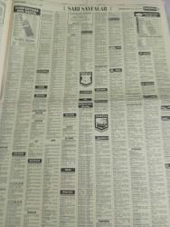 SABAH İSTANBUL ÖZEL SERİ SARI SAYFALAR GAZETESİ - 6 ağustos 1998 - sigorta-garson-mobilya-kuaför-Çocuk bakım-emlakçı-sağlık-tahsilatçı-şoför-temizlik elemanı-tezgahtar-tornacı-kasap-pastane-muhasebe-Beşiktaş-Beykoz-Alibeyköy-Bağcılar-Bakırköy-Gayrettepe-laleli-Levent-Gaziosmanpaşa-Fatih-Beşiktaş-Fındıkzade-Küçükçekmece-Ortaköy-Florya-Fulya- Üsküdar-Göztepe-Bağlarbaşı-Ataşehir-Yalova-Tuzla-Avcılar-Ulus-Merter-Anadoluhisarı-Tarabya-Sefaköy-yakacık-Suadiye-moda-kazasker-Maltepe-Kartal-Kalamış-Kadıköy-bostancı-akatlar Mecidiyeköy-Kocamustafapaşa-Çamlıca-Koşuyolu-Pendik-Kozyatağı-Ford-Mercedes-Citroen-BMW-Mazda-Kartal-Renault-Opel-Nissan-Mitsubishi-Kartal-Tempra-Doğan-Şahin-Murat-alp tekstil-sengül gıda-azizem tekstil-horoz şirketler grubu-ml mobiline-ogden hizmet-asvan vana-zümrüt inşaat-istanbul telekom-boyut otomotiv-zirve otomotiv