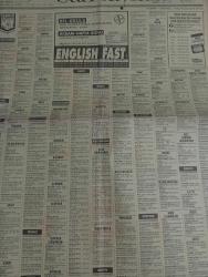 SABAH İSTANBUL ÖZEL SERİ SARI SAYFALAR GAZETESİ - 4 eylül 1998 - sigorta-garson-mobilya-kuaför-Çocuk bakım-emlakçı-sağlık-tahsilatçı-şoför-temizlik elemanı-tezgahtar-tornacı-kasap-pastane-muhasebe-Beşiktaş-Beykoz-Alibeyköy-Bağcılar-Bakırköy-Gayrettepe-laleli-Levent-Gaziosmanpaşa-Fatih-Beşiktaş-Fındıkzade-Küçükçekmece-Ortaköy-Florya-Fulya- Üsküdar-Göztepe-Bağlarbaşı-Ataşehir-Yalova-Tuzla-Avcılar-Ulus-Merter-Anadoluhisarı-Tarabya-Sefaköy-yakacık-Suadiye-moda-kazasker-Maltepe-Kartal-Kalamış-Kadıköy-bostancı-akatlar Mecidiyeköy-Kocamustafapaşa-Çamlıca-Koşuyolu-Pendik-Kozyatağı-Ford-Mercedes-Citroen-BMW-Mazda-Kartal-Renault-Opel-Nissan-Mitsubishi-Kartal-Tempra-Doğan-Şahin-Murat-englısh fast-öztürk tekstil-kara fırın-albena tekstil-marpa Güvenlik-zümrüt inşaat-samsung-post ofis GSM center-mare telekominikasyon-istanbul telekom-boyut otomotiv-aydoğanlar tofaş-seat otomobil