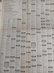 SABAH İSTANBUL ÖZEL SERİ SARI SAYFALAR GAZETESİ - 4 eylül 1998 - sigorta-garson-mobilya-kuaför-Çocuk bakım-emlakçı-sağlık-tahsilatçı-şoför-temizlik elemanı-tezgahtar-tornacı-kasap-pastane-muhasebe-Beşiktaş-Beykoz-Alibeyköy-Bağcılar-Bakırköy-Gayrettepe-laleli-Levent-Gaziosmanpaşa-Fatih-Beşiktaş-Fındıkzade-Küçükçekmece-Ortaköy-Florya-Fulya- Üsküdar-Göztepe-Bağlarbaşı-Ataşehir-Yalova-Tuzla-Avcılar-Ulus-Merter-Anadoluhisarı-Tarabya-Sefaköy-yakacık-Suadiye-moda-kazasker-Maltepe-Kartal-Kalamış-Kadıköy-bostancı-akatlar Mecidiyeköy-Kocamustafapaşa-Çamlıca-Koşuyolu-Pendik-Kozyatağı-Ford-Mercedes-Citroen-BMW-Mazda-Kartal-Renault-Opel-Nissan-Mitsubishi-Kartal-Tempra-Doğan-Şahin-Murat-englısh fast-öztürk tekstil-kara fırın-albena tekstil-marpa Güvenlik-zümrüt inşaat-samsung-post ofis GSM center-mare telekominikasyon-istanbul telekom-boyut otomotiv-aydoğanlar tofaş-seat otomobil