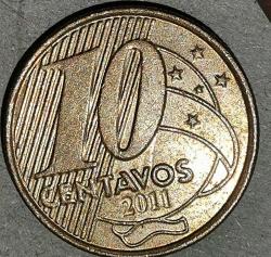 BREZİLYA  2011   10 CENTAVOS