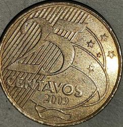 BREZİLYA  2009   25 CENTAVOS
