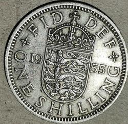 İNGİLTERE 1955  1 SHILING