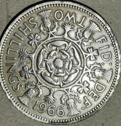 İNGİLTERE 1966    2 SHILING