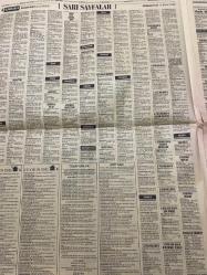 SABAH İSTANBUL ÖZEL SERİ SARI SAYFALAR GAZETESİ DOĞUM GÜNÜ GAZETESİ - 10 Ekim 1998 - sigorta-garson-mobilya-kuaför-Çocuk bakım-emlakçı-sağlık-tahsilatçı-şoför-temizlik elemanı-tezgahtar-tornacı-kasap-pastane-muhasebe-Beşiktaş-Beykoz-Alibeyköy-Bağcılar-Bakırköy-Gayrettepe-laleli-Levent-Gaziosmanpaşa-Fatih-Beşiktaş-Fındıkzade-Küçükçekmece-Ortaköy-Florya-Fulya- Üsküdar-Göztepe-Bağlarbaşı-Ataşehir-Yalova-Tuzla-Avcılar-Ulus-Merter-Anadoluhisarı-Tarabya-Sefaköy-yakacık-Suadiye-moda-kazasker-Maltepe-Kartal-Kalamış-Kadıköy-bostancı-akatlar Mecidiyeköy-Kocamustafapaşa-Çamlıca-Koşuyolu-Pendik-Kozyatağı-Ford-Mercedes-Citroen-BMW-Mazda-Kartal-Renault-Opel-Nissan-Mitsubishi-Kartal-Tempra-Doğan-Şahin-Murat-Newlıne Language schools-Brıtısh Englısh-nesrin emlak-atılım ticaret-Ercan giyim-ultra Tekstil-Üstün oto-Meltex giyim Sanayi-nesil Şirketler grubu-örgü kumaş-Öz metal Sanayi-Zümrüt Çelik-Ceyhun emlak-Tülay emlak-artı emlak-İstanbul telekom-