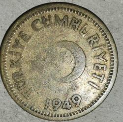 TÜRKİYE 1949  25 KURUŞ