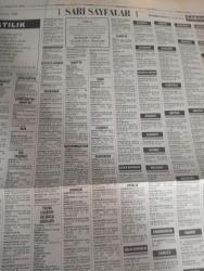 SABAH İSTANBUL ÖZEL SERİ SARI SAYFALAR  DOĞUM GÜNÜ GAZETESİ - 14 ağustos 1998 - sigorta-garson-mobilya-kuaför-Çocuk bakım-emlakçı-sağlık-tahsilatçı-şoför-temizlik elemanı-tezgahtar-tornacı-kasap-pastane-muhasebe-Beşiktaş-Beykoz-Alibeyköy-Bağcılar-Bakırköy-Gayrettepe-laleli-Levent-Gaziosmanpaşa-Fatih-Beşiktaş-Fındıkzade-Küçükçekmece-Ortaköy-Florya-Fulya- Üsküdar-Göztepe-Bağlarbaşı-Ataşehir-Yalova-Tuzla-Avcılar-Ulus-Merter-Anadoluhisarı-Tarabya-Sefaköy-yakacık-Suadiye-moda-kazasker-Maltepe-Kartal-Kalamış-Kadıköy-bostancı-akatlar Mecidiyeköy-Kocamustafapaşa-Çamlıca-Koşuyolu-Pendik-Kozyatağı-Ford-Mercedes-Citroen-BMW-Mazda-Kartal-Renault-Opel-Nissan-Mitsubishi-Kartal-Tempra-Doğan-Şahin-Murat-ipaş-mata mobilya-kara fırın-ultra tekstil-gima-dayson Max ınternational-ihlas kargo-ülker-akkanat holding-rapido tekstil-marina dış ticaret-telephone shop