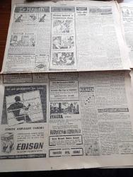 Cumhuriyet Gazetesi - 29 Mart 1957 - İngiltere Papaz Makarios'u Serbest Bıraktı - Doktor Fazıl Küçük'ün Adnan Menderes'e Çektiği Telgraf - Amerika Mağazalar Kralı Zimmerman İstanbul'da - Almanya Müdafaa Vekili Josef Strauss'un Başbakan Adnan Menderes'e Mesajı - Mısırın İstilasına Dair Yapılan İfşaat - CHP'de İstifalar - Kıbrıs'ta Türkler Müteessir -Oscar Kazananlar En İyi Aktrist Ingrid Bergman Ve En İyi Aktör Yul Brynner Fotoğraf - Model Parlamento Dün Çalışmalarına Başladı - İdam Sehpasında Can Veren Devletliler Derleyen Cemaleddin Saraçoğlu Yazı Dizisi - Kırkıncı Oda Yazan Peride Celal Yazı Dizisi - Çocuk Felci Vakaları Ve Salk Aşısı Hakkında Yazan Dr. Cihad Tahsin Gürson -  Beyfendi Muhterem Yazan Burhan Felek Köşe Yazısı - Futbolumuzun Büyük Bir Kaybı Ali Gençay Vefat Etti Fotoğraf - Fenerbahçe'de 50. Yıl Hazırlıkları - Silahlı Kuvvetler Boks Şampiyonası Bugün Başlıyor - İngiltere Kral Kupasında Aston Villa Finalist