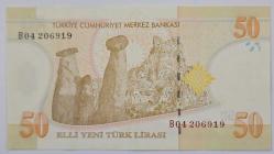 8.Emisyon 50 Yeni Türk Lirası B04 Serisi, ÇA