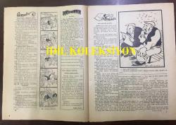 AMCABEY SİYASİ MİZAH MECMUASI (DERGİSİ) - 28 AĞUSTOS 1943 - CİLT: 2 - SAYI: 39 - İKİNCİ DÜNYA SAVAŞI KARİKATÜRLERİ - RADYO HASTALIĞI - LAF TORBASI - FELEKTEN RİVAYET - GÜNÜN HİKAYELERİ, MAHMUT YESARI - DÜNDEN BUGÜNDEN, ATLI TRAMVAY, ELEKTRİKLİ TRAMVAY - BANKER ARİF, SERMET MUHTAR ALUS - AMCABEY TÜNELDE, KARİKATÜR ÇİZİMİ - KANZUK RİMEL REKLAMI - T.C. ZİRAAT BANKASI REKLAMI - MİLLİ PİYANGO 1943