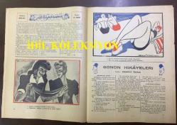 AMCABEY SİYASİ MİZAH MECMUASI (DERGİSİ) - 28 AĞUSTOS 1943 - CİLT: 2 - SAYI: 39 - İKİNCİ DÜNYA SAVAŞI KARİKATÜRLERİ - RADYO HASTALIĞI - LAF TORBASI - FELEKTEN RİVAYET - GÜNÜN HİKAYELERİ, MAHMUT YESARI - DÜNDEN BUGÜNDEN, ATLI TRAMVAY, ELEKTRİKLİ TRAMVAY - BANKER ARİF, SERMET MUHTAR ALUS - AMCABEY TÜNELDE, KARİKATÜR ÇİZİMİ - KANZUK RİMEL REKLAMI - T.C. ZİRAAT BANKASI REKLAMI - MİLLİ PİYANGO 1943