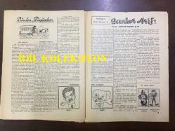 AMCABEY SİYASİ MİZAH MECMUASI (DERGİSİ) - 28 AĞUSTOS 1943 - CİLT: 2 - SAYI: 39 - İKİNCİ DÜNYA SAVAŞI KARİKATÜRLERİ - RADYO HASTALIĞI - LAF TORBASI - FELEKTEN RİVAYET - GÜNÜN HİKAYELERİ, MAHMUT YESARI - DÜNDEN BUGÜNDEN, ATLI TRAMVAY, ELEKTRİKLİ TRAMVAY - BANKER ARİF, SERMET MUHTAR ALUS - AMCABEY TÜNELDE, KARİKATÜR ÇİZİMİ - KANZUK RİMEL REKLAMI - T.C. ZİRAAT BANKASI REKLAMI - MİLLİ PİYANGO 1943