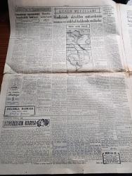 Cumhuriyet Gazetesi - 22 Temmuz 1954 - Yeni Kar Hadleri Kararnamesi Dün Sabahtan İtibaren Meriyete Girdi - Hindiçini Mütareke Anlaşması Aktedildi - Vietnam Komünistlerle Yarı Yarıya Paylaşıldı Kızıllar Laos İle Kamboçyadan Çekilecekler - Abdulkadir Seven Kara Kuvvetleri Komutanı Oldu - 7. Dil Kurultayında Komisyon Kararları - Ekmekler Neden Bozuk Çıkıyor - Suriye'de Seçimden Önce Kanlı Hadiseler Oluyor - Filistini Kurtarma Cemiyetinden Bir Heyet Geliyor - İspanya'da Erkeklerin Şortla Gezmeleri Yasak - Yunan Amerikan Gerginliği - Fenerbahçe Antrenörü Samim Göreç'in Basketbol Programı Kabul Edildi - 1954 Sinema Güzeli Miss İsabella Abati - Kumarbazlar Kralı Yunan Nik'in Maceraları Yazı Dizisi - Kırşehir'den Nevşehir'e Göç Fotoğraflı - Resimli Romanımız Ecel Gemisi - Havilland Krem - Gripin - Sana Nebati Margarin - Doğubank - Nişantaşı Nur Eczanesi