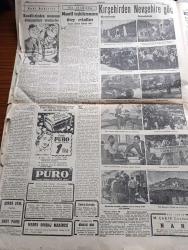 Cumhuriyet Gazetesi - 22 Temmuz 1954 - Yeni Kar Hadleri Kararnamesi Dün Sabahtan İtibaren Meriyete Girdi - Hindiçini Mütareke Anlaşması Aktedildi - Vietnam Komünistlerle Yarı Yarıya Paylaşıldı Kızıllar Laos İle Kamboçyadan Çekilecekler - Abdulkadir Seven Kara Kuvvetleri Komutanı Oldu - 7. Dil Kurultayında Komisyon Kararları - Ekmekler Neden Bozuk Çıkıyor - Suriye'de Seçimden Önce Kanlı Hadiseler Oluyor - Filistini Kurtarma Cemiyetinden Bir Heyet Geliyor - İspanya'da Erkeklerin Şortla Gezmeleri Yasak - Yunan Amerikan Gerginliği - Fenerbahçe Antrenörü Samim Göreç'in Basketbol Programı Kabul Edildi - 1954 Sinema Güzeli Miss İsabella Abati - Kumarbazlar Kralı Yunan Nik'in Maceraları Yazı Dizisi - Kırşehir'den Nevşehir'e Göç Fotoğraflı - Resimli Romanımız Ecel Gemisi - Havilland Krem - Gripin - Sana Nebati Margarin - Doğubank - Nişantaşı Nur Eczanesi
