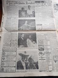 Cumhuriyet Gazetesi - 22 Temmuz 1954 - Yeni Kar Hadleri Kararnamesi Dün Sabahtan İtibaren Meriyete Girdi - Hindiçini Mütareke Anlaşması Aktedildi - Vietnam Komünistlerle Yarı Yarıya Paylaşıldı Kızıllar Laos İle Kamboçyadan Çekilecekler - Abdulkadir Seven Kara Kuvvetleri Komutanı Oldu - 7. Dil Kurultayında Komisyon Kararları - Ekmekler Neden Bozuk Çıkıyor - Suriye'de Seçimden Önce Kanlı Hadiseler Oluyor - Filistini Kurtarma Cemiyetinden Bir Heyet Geliyor - İspanya'da Erkeklerin Şortla Gezmeleri Yasak - Yunan Amerikan Gerginliği - Fenerbahçe Antrenörü Samim Göreç'in Basketbol Programı Kabul Edildi - 1954 Sinema Güzeli Miss İsabella Abati - Kumarbazlar Kralı Yunan Nik'in Maceraları Yazı Dizisi - Kırşehir'den Nevşehir'e Göç Fotoğraflı - Resimli Romanımız Ecel Gemisi - Havilland Krem - Gripin - Sana Nebati Margarin - Doğubank - Nişantaşı Nur Eczanesi