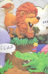 Carlton Cards / Kartpostal No: 51 / 101217 / Pour Ton Anniversaire Toute La Jungle Saute De Joie Et Les Animaux Chantent a Leur Façon Pour Toi… / 3 Katlı