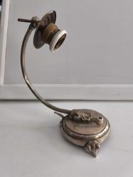 ESKİ BAYAZ PİRİNÇ MASA LAMBASI TAMİRLİK