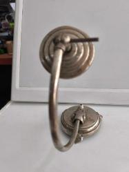 ESKİ BAYAZ PİRİNÇ MASA LAMBASI TAMİRLİK