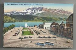 İSVİÇRE LUZERN ŞEHRİ ÇOK GÜZEL BİR ESKİ KARTPOSTAL...