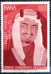 TÜRKİYE=1966  İ-2402  Kral Faysal'ın Türkiye Ziyareti  (**)  MA