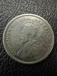 925 Ayar Gümüş Kıbrıs 4½ Piastre, 1921