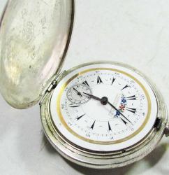 AnTiKa OSMANLI K.SERKİSOFF GüMüŞ CEP SAATİ......ArıZaLı