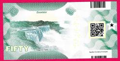 UNITED STATE USA. NEW YORK 50 DOLLARS 2014 11th STATE POLYMER WHITMAN UNC (TK 17 791) ÇİL