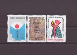 1977 Atatürk'ün Eserleri ve Devrimleri Mnh Lüks Tam Seri Pul     ----TC502