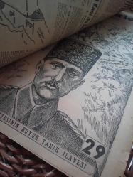 Türk Zaferleri - Reşad Ekrem Koçu  Sıralı 1 - 29 / Yalnızca 11. ve 30. sayı eksiktir (Milliyet Gazetesinin Büyük Tarih İlavesi- Koleksiyon! Büyük Boy)