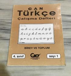 CAN TÜRKÇE Çalışma Defteri 4.SINIF Sayı 1 BİREY VE TOPLUM