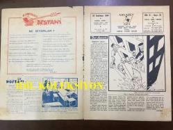 AMCABEY SİYASİ MİZAH MECMUASI (DERGİSİ) - 29 SONKANUN(OCAK) 1944 - CİLT: 3 - SAYI: 61 - İKİNCİ DÜNYA SAVAŞI KARİKATÜR ÇİZİMİ - AMCABEY POSTASI - DEV AYNASI, KATMERLİ VERGİ - BEN NE KADAR KURNAZ OLDUM? - MAHMUT YESARİ - KİRALIK SAHİFE, YAHYA KEMAL BEYATLI - PÜRGOLİN MÜSHİL GAZOZ KARİKATÜRLÜ REKLAM - İŞ BANKASI 1944 İKRAMİYE PLANI