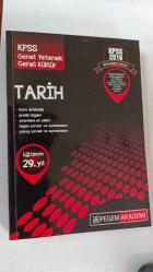 Pegem Akademi Yayınları 2016 KPSS Genel Yetenek Genel Kültür Lise ve Ön Lisans Adayları İçin Tarih konu anlatımlı Soru Bankası