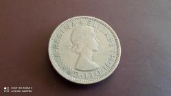 İNGİLTERE 2 ŞİLİNG 1966