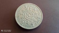 İNGİLTERE 2 ŞİLİNG 1966