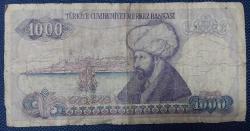 BİN (1000) TÜRK LİRASI KAĞIT PARA F 76 232706