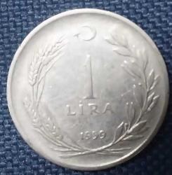 1 LİRA METAL 1959