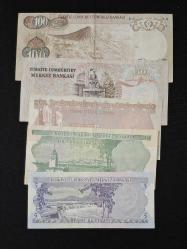 6. Emisyon Tam Set Haliyle, ÇT, ÇÇT SET (7 Adet Banknot)