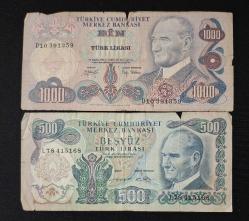 6. Emisyon Tam Set Haliyle, ÇT, ÇÇT SET (7 Adet Banknot)