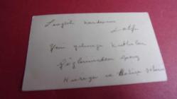 Simli Yılbaşı Yeni Yıl Tebrik Kartı..(1968. yıllar (