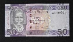 Güney Sudan 50 Pound ÇİL KAĞIT PARA