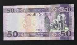 Güney Sudan 50 Pound ÇİL KAĞIT PARA