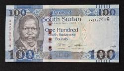 Güney Sudan 100 Pound ÇİL KAĞIT PARA