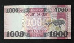 Güney Sudan 1000 Pound ÇİL KAĞIT PARA