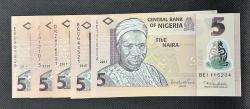 Nijerya 5 Naira 1 Adet Polimer Çil 2019