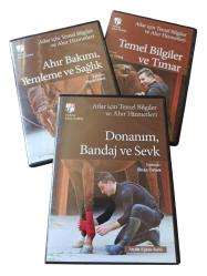 atlar için ahır bakımı ve temel biniş donanımları dvd set & 3 dvd