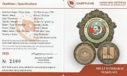 Bronz Hatıra Para Milli İstihbarat Teşkilatı
