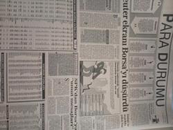 SABAH EKONOMİ GAZETESİ SABAH DOĞUM GÜNÜ GAZETESİ - 10 haziran 1992 - Borsa-Döviz-Yatırımcının borsa günlüğü-Yatırım fonları-Cebinizdeki paranın seyir defteri-Filiz Çiçek-Alpaslan Beşikçioğlu-Cavit Çağlar-Varlığa dayalı menkul kıymetten nasıl yararlanacaksınız- Abidin Cevher Özden- şelale kadak- osman ulugay- evinizde kablolu televizyon sistemi var mı- ercan inan- Ali Rıza kardüz- iktidarı disiplin halka sabır çağrısı- atilla Karaosmanoğlu- dünya ekonomi basını- esat Erçetingöz- Meral tamer-nazmiye aydın-mehmet Baki köksal-yıldız Yıkılmaz- bülent ahıskal-ismail Akoğlu- murat Arın