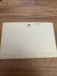 Küçük erkek ve kız çocukları keskin color kartpostalı 16x10 ebatında