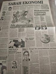 SABAH EKONOMİ GAZETESİ  - 9 Haziran 1992 -senem erdil-cevit çağlar-mehmet Moğultay-adnan kahveci-gösterge-süleyman demirel-erdal inönü-ercan inan-dyp-dsp-anap-shp-refah-betül Demirtaş-aile ekonomisinde çocuklar söz sahibi-hükümetin mazereti kalmadi-asil nadir-polly peck-osman ulagay-para durumu-enflasyon bankacılari ikna etmedi- yatırımcının borsa günlüğü-medya holding- yatırım fonları-cebinizdeki para-bankalarda uygulanan faiz oranları- bülent şenver-atilla özsever-vedat Sertoğlu-ali rıza kardüz-tüsiad- selçuk yaşar-murat arın-çekoslavakya-eczane gerçekleri anonim şirketleri- akın çubukçu-set betoya-tugev- yunanistan-italya-portekiz-almanya-belçika-ispanya-hollanda-ingiltere-franEr-yalım Erez