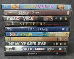 KAMPANYA * 10LU DVD LOTU * DÜŞLER ÜLKESİ * OKUYUCU * KARDEŞ GİBİYDİLER * CİNAYET GECESİ * V FOR VENDETTA * AŞKZEDE * HIRSLI SARIŞIN....